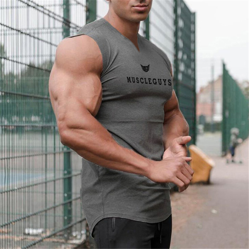 Tank Top Muscle - Gym Workout Breathable Men Running Shirt