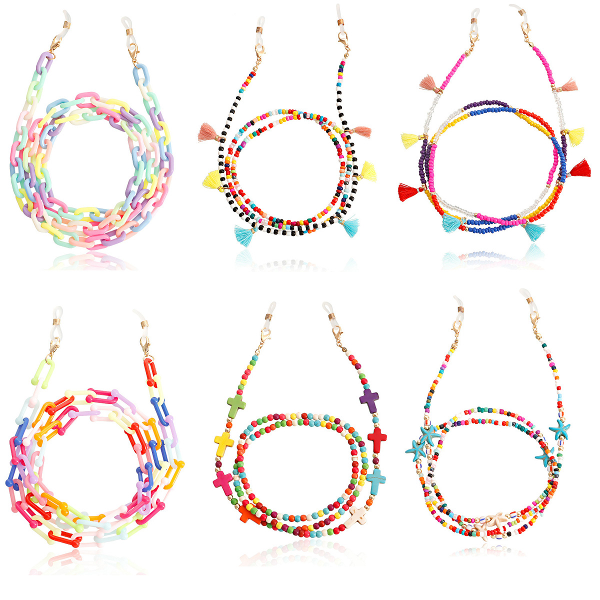 New Fashion Glasses Chain Dual - Sunglass Retainer Cord 评论和价格