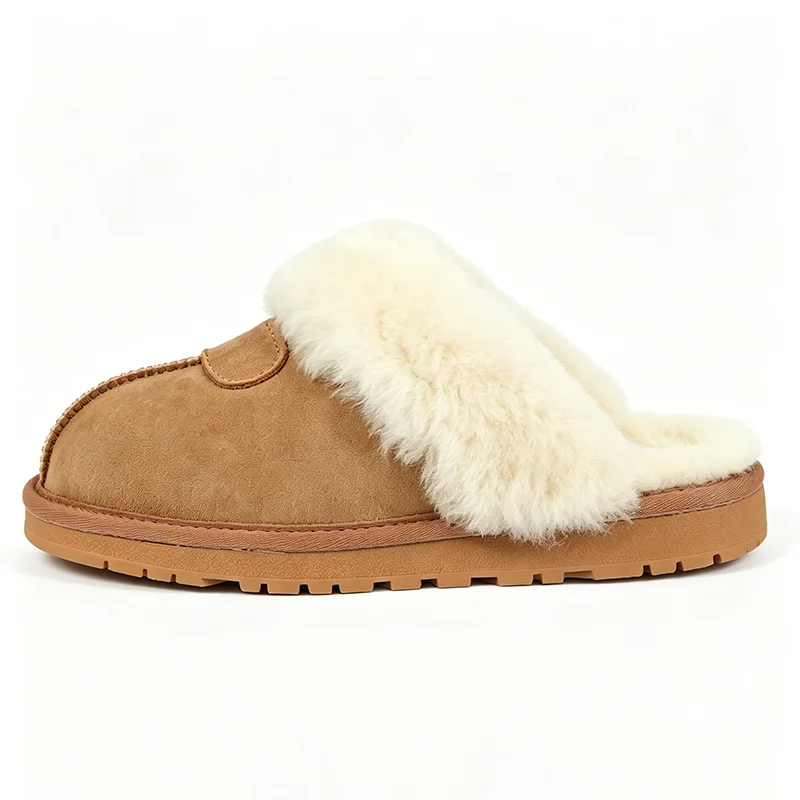 Natural Fur Slippers for Women - Espadrille Slip On 评论和价格