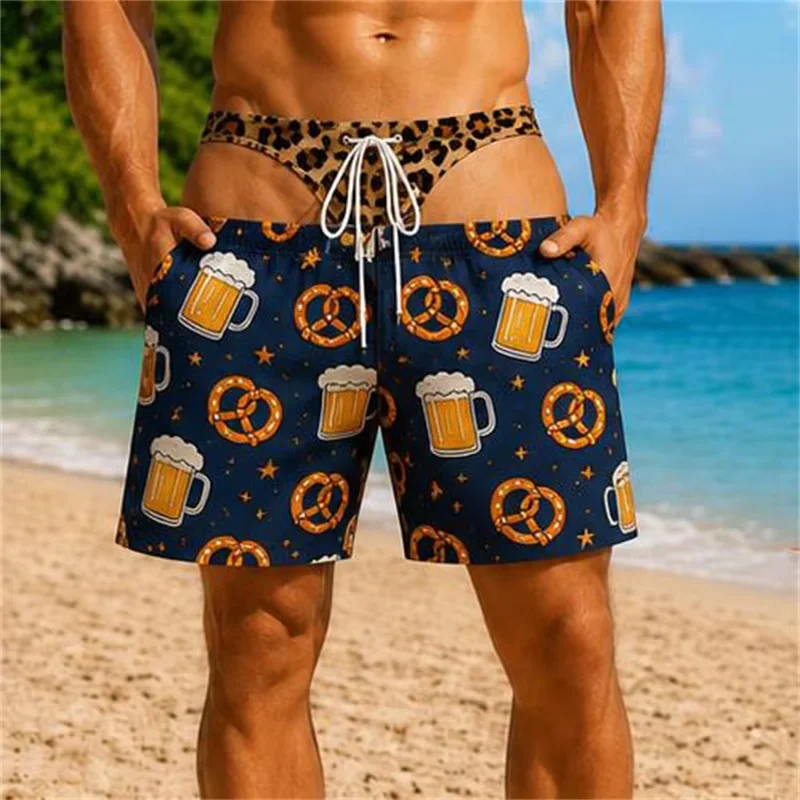 Summer Quick‑Dry Beach Shorts  - Trunks Board Surf 评论和价格